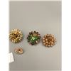 Image 2 : Shell Brooches and Necklaces Plus Floral Brooch