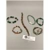 Image 1 : 6 Piece Stone Bracelets