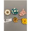 Image 1 : Vintage Floral Brooches