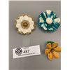 Image 2 : Vintage Floral Brooches