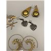 Image 3 : Lot of Assorted Metal Earrings
