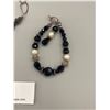 Image 3 : 925 Black Crystal Necklace and Bracelet
