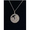 Image 2 : Sterling 925 Mother's Day 1975 Pendant and Necklace 17.18 Grams
