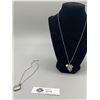 Image 1 : Sterling Locket and Chain and 925 Real Pearls Necklace
