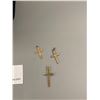 Image 3 : Beautiful 800 Silver Rosary and Gold Filled Crosses