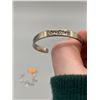 Image 2 : 2 Sterling Bracelets for Child. I for Daughter