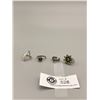 Image 1 : 4 925 Rings with Peridot and Amythest