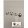 Image 2 : 4 925 Rings with Peridot and Amythest