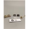 Image 1 : Signed 925 Cufflinks and Plated Sterling Set