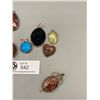 Image 3 : Lot of 10 Polished Stone Pendants
