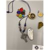 Image 2 : Lot of Unusual Pendants and Necklaces