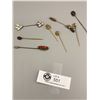 Image 1 : 8 Very Old Stick Pins