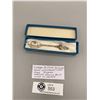 Image 2 : Vintage Sterling Silver Souvenir Spoon w Enamel Indian Head 9.4 Gr