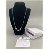 Image 1 : Elegant Sterling Silver Necklace Centering 3-11mm Round Sterling Silver Balls 20.5cm