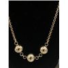 Image 2 : Elegant Sterling Silver Necklace Centering 3-11mm Round Sterling Silver Balls 20.5cm