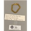 Image 1 : Very Nice Gold Plated Rope Style Bracelet From the 80's 24.3 Gr