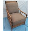 Image 1 : Tommy Bahama Rattan Armchair w/ Woven Accents 26"x20"x36" Back Ht.