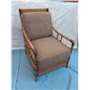 Image 2 : Tommy Bahama Rattan Armchair w/ Woven Accents 26"x20"x36" Back Ht.