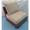 Image 1 : Woven Lounge Chair w/ Cushions 30" x 29" x 30" Back Ht.