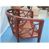 Image 8 : Crate & Barrel Geometric Armchair 29"x25"x31" Back Ht. (protective rubber guards on front are remova