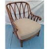 Image 1 : Tommy Bahama Rattan Armchair 28"x27"x35" Back Ht.