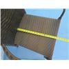 Image 8 : Woven Rattan Armchair 24"x17"x37" Back Ht.