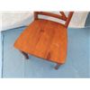 Image 2 : Pottery Barn Wooden Chair w/ Crossed Back 21"x18"x36" Back Ht.