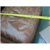 Image 11 : Qty 2 Restoration Hardware Oversized Leather Chairs w/ Metal Studs 35"x27"x30" Back Ht.