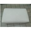 Image 2 : Restoration Hardware Rectangular White Ottoman (or Seat) 42"x27"x19" Ht.