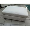 Image 3 : Restoration Hardware Rectangular White Ottoman (or Seat) 42"x27"x19" Ht.