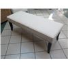 Image 3 : Crate & Barrel Upholstered Bench w/ Metal Stud Detail 52"x20"x18" Ht.