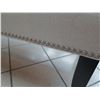 Image 4 : Crate & Barrel Upholstered Bench w/ Metal Stud Detail 52"x20"x18" Ht.