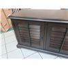 Image 3 : Pottery Barn Sideboard Cabinet w/Louvered Doors & Interior Shelving 73"x20"x31"H, General Surface We