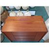 Image 2 : Wooden Dresser w/ 3 Drawers & Small Side Cabinets 39"x19"x31"H