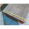 Image 6 : Large Solid Wood Coffee Table, Distressed Finish 55"x39"x14"H