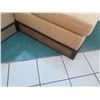 Image 14 : Edward Ferrell Sectional Sofa Sleeper Bed w/ Etched Wooden Base, 120"x75"x27"H