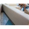 Image 16 : Edward Ferrell Sectional Sofa Sleeper Bed w/ Etched Wooden Base, 120"x75"x27"H