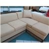 Image 3 : Edward Ferrell Sectional Sofa Sleeper Bed w/ Etched Wooden Base, 120"x75"x27"H