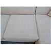 Image 8 : Edward Ferrell Sectional Sofa Sleeper Bed w/ Etched Wooden Base, 120"x75"x27"H