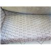 Image 8 : Synthetic Woven Rope Lounger w/ Tan Seat Cushion 6ft X 5ft X 4ft