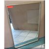 Image 1 : Large Thick Glass Table-Top w/ Wooden Base 100" x 50" (red rolling carts not included). Tiny nick