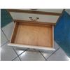 Image 8 : Wooden 3-Drawer Nightstand w/Woven Handles & Stone Top 24"x20"x25"H
