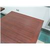 Image 2 : Square Wooden Table w/ Metal Base 36"x36"x30" H