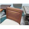 Image 2 : Summer Classics Solid Wood Bar-Ht Chair w/ Slatted Back 18"x18"x45" H