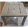 Image 1 : Distressed Wooden Low Side Table 20"x20"x16" H