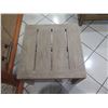 Image 2 : Distressed Wooden Low Side Table 20"x20"x16" H