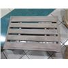 Image 2 : Distressed Wooden Ottoman (no cushion) 30"x21"x10" H