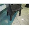 Image 8 : Qty 2 Tall Solid Wood Chairs w/ Curved Back 18"x17"x41" Back Ht.