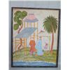 Image 1 : Large Framed Canvas Art, Reproduction, Coated Aluminum Frame 40" x 50"