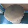 Image 2 : Tall Round Ceramic Side Table 25" Dia x 24"H
